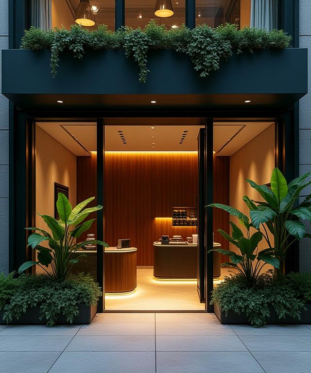 Fachada elegante de nuestra consultoría y boutique de té en la Colonia Roma